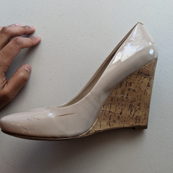 J's by Jessica nude wedges - Picture 3 of 4